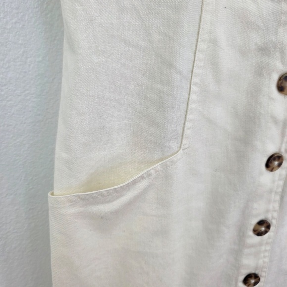 Madewell Linen-Cotton Puff-Sleeve Mini Dress - Picture 10 of 13